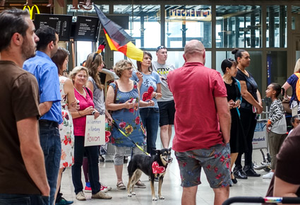 Nuremberg Airport arrivals hall