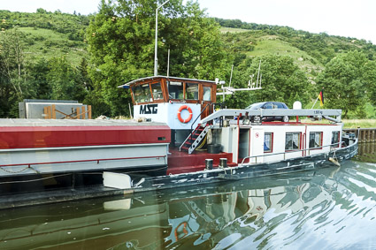 Barge on River Main