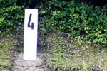 Rhine tenth kilometer marker