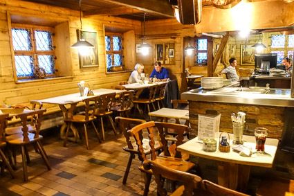 Interior of Bratwursthäusle, Nuremberg