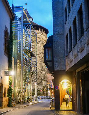 Nuremberg tourist office and gate