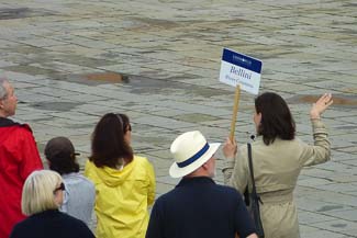 Tour group in Venice