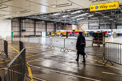 Interior of City Cruise Terminal, Southampton