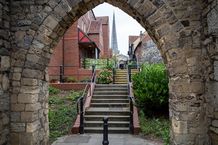 Castle arch, Southampton