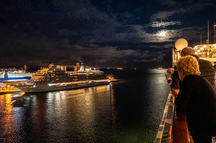 RSSC SEVEN SEAS EXPLORER in Southampton's Eastern Docks