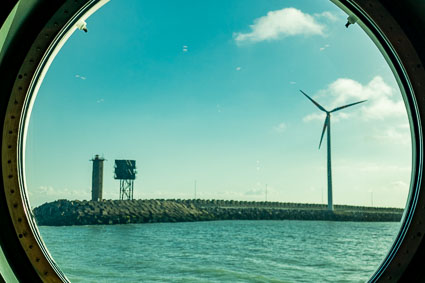 Zeebrugge harbor breakwater