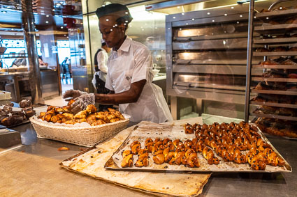 Breakfast pastries in Inca Buffet, MSC PREZIOSA