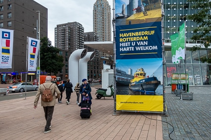 Rotterdam near Erasmusbrug