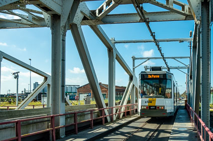 Kusttram in Zeebrugge