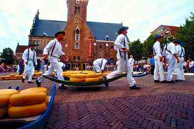 Alkmaar cheese market photo