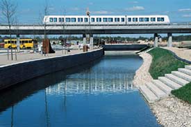 Copenhagen bus and Metro train