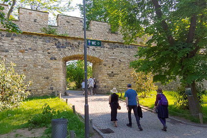 Hunger Wall at top of Petřín Hill, Prague