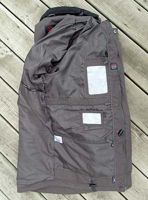 SCOTTEVEST Expedition Jacket interior detail