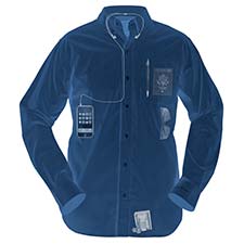 SeV Button-Down Shirt X-ray view