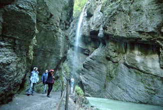 Partnach Gorge hiking path photo