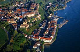 Meersburg am Bodensee, Germany aerial photo