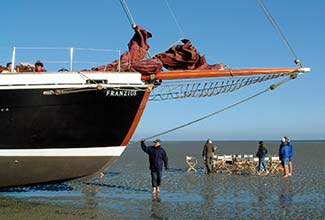 Franzius on tidal flats