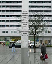 Dresden demonstrations - memorial column