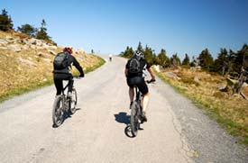 Brocken mountain bikers