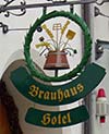 Brauhaus-Hotel Wittenberg sign