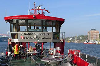 Water bus in Hamburg