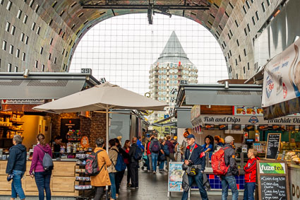 Ground floor of Markthal, Rotterdam