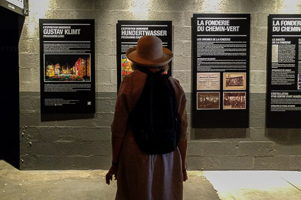 Cheryl Imboden at L'Atelier des Lumières, Paris