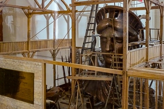 Model of Auguste Bartholdin with Statue of Liberty's head