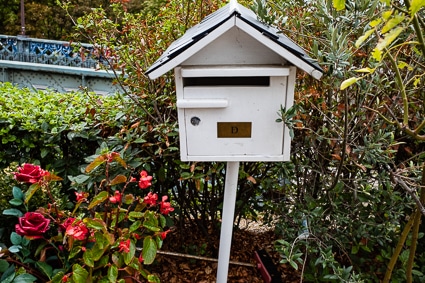 Mailbox at Tomb of Dalida