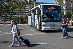 Beauvais airport bus at Porte Maillot, Paris