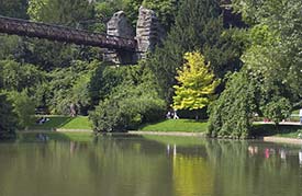 Bridge, Parc des Buttes-Chaumont, Paris