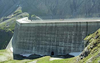 Barrage de la Grande Dixence and Val des Dix photo