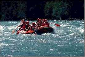 Interlaken Switzerland white-water rafting