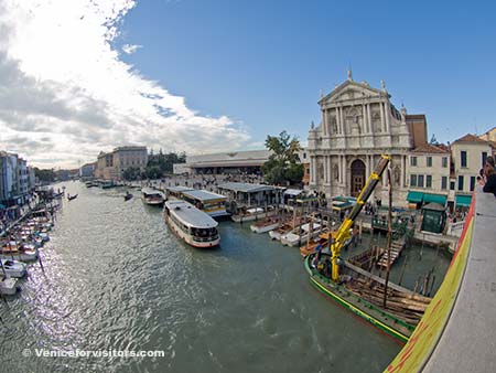 Venice's Grand Canal from the Ponte dei Scalzi