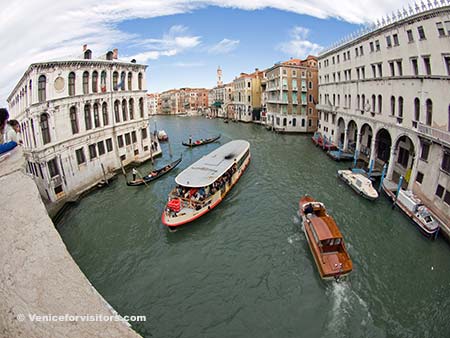 Grand Canal from Rialto Bridge, Venice