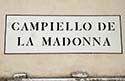 Campiello de la Madonna sign