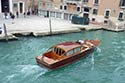 Water taxi near the Scalzi Church