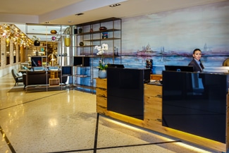 AC Hotel Venezia reception desk