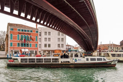 Hotel Santa Chiara and Ponte di Calatrava, Venice