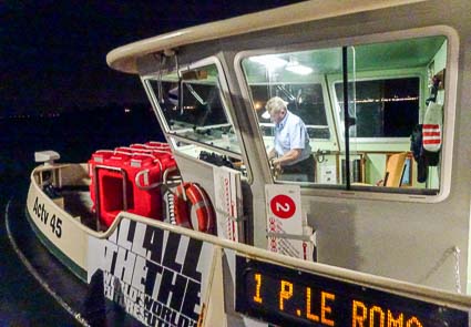 Public water bus in Venice, Italy.