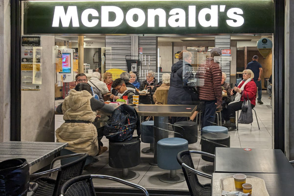 McDonald's on Strada Nova, Venice, Italy.