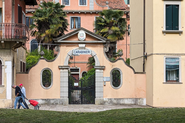 Caribinieri station, Sant'Elena, Venice, Italy.