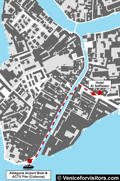 Hotel Al Soffiador map directions