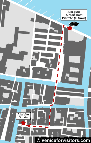 Alle Vite Dorata map directions