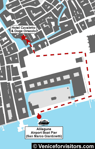 Hotel Cavaletto & Doge Orseolo map directions