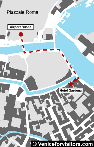 Hotel Gardena map directions