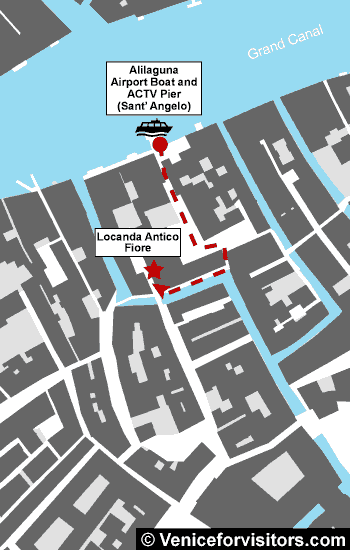 Locanda Antico Fiore map directions