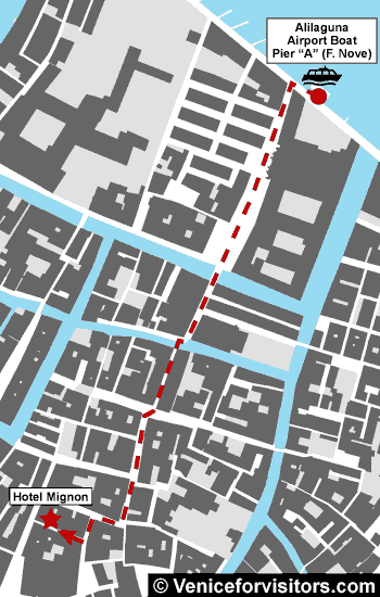 Hotel Mignon map directions