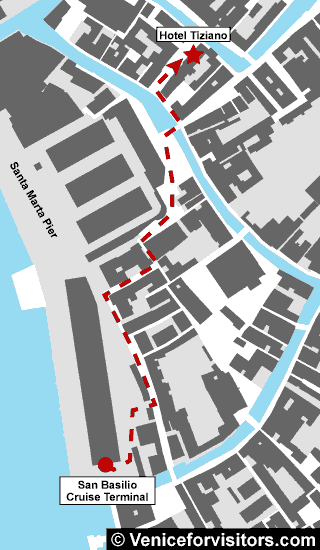 Hotel Tiziano map directions