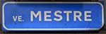 Mestre Railroad Station sign